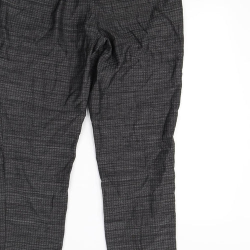 Papaya Womens Black   Dress Pants Trousers Size 12 L30 in