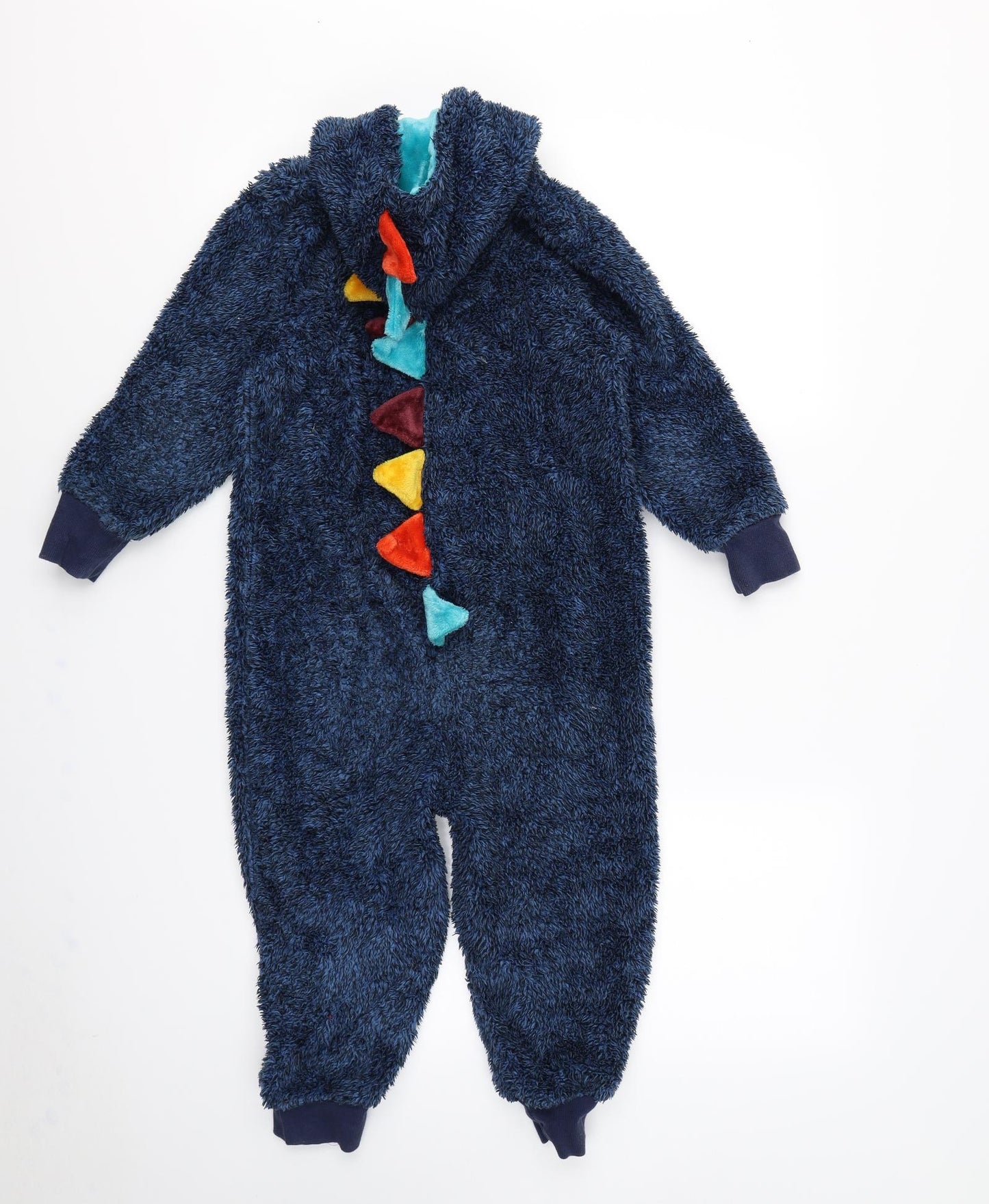 NEXT Boys Blue Solid Rayon  One Piece Size 5 Years  - DInosaur