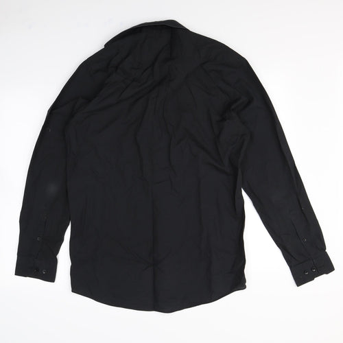 Primark Mens Black    Dress Shirt Size 41