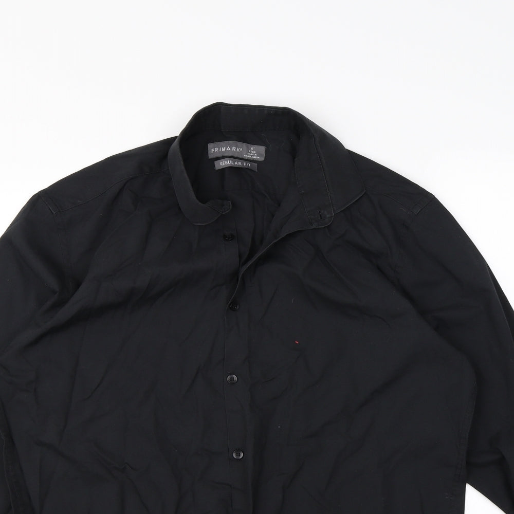 Primark Mens Black    Dress Shirt Size 41