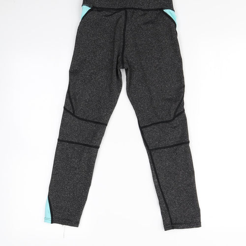 Active Wear Girls Grey   Cropped Trousers Size 8 Years