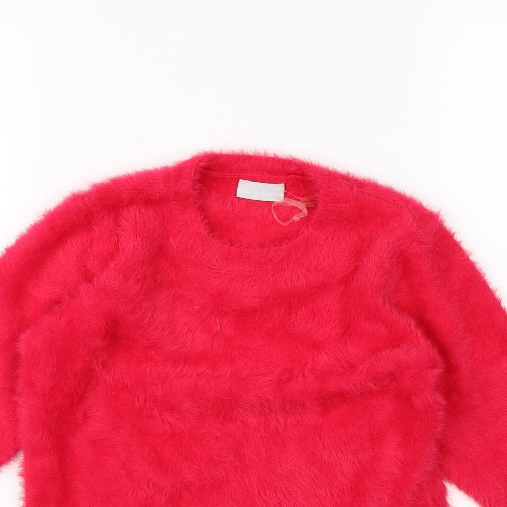 I Love Girlswear Girls Pink   Pullover Jumper Size 9 Years