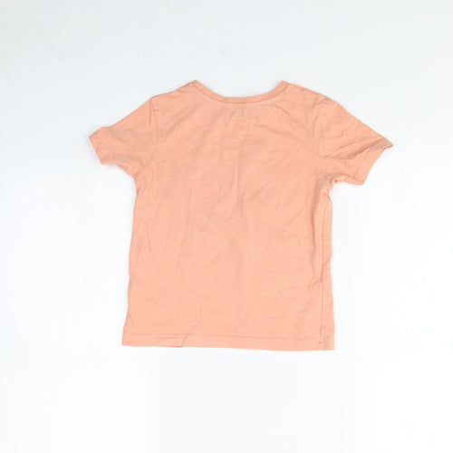 George Boys Orange   Basic T-Shirt Size 4 Years
