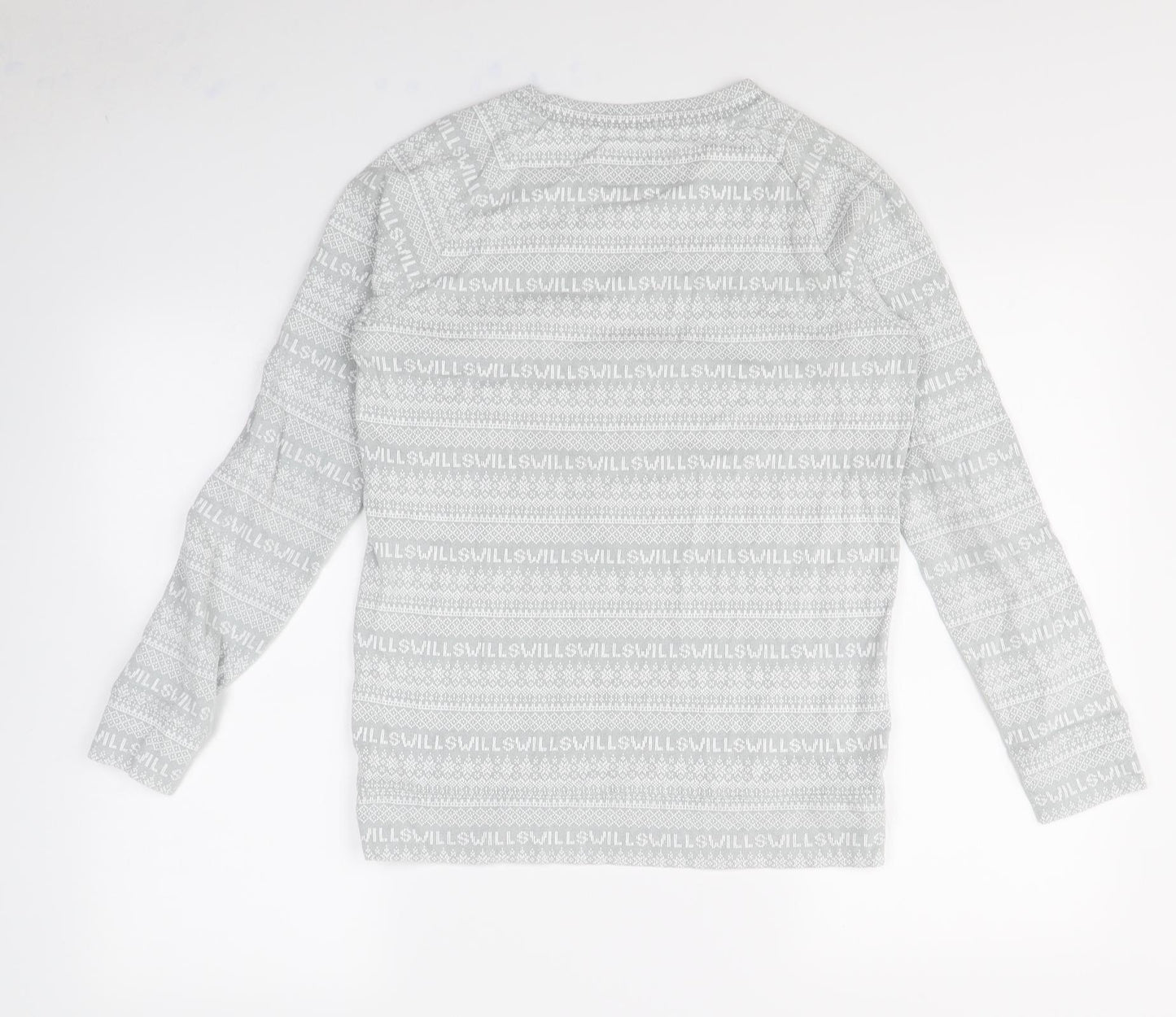 Jack Wills Womens Grey   Pullover Jumper Size 8