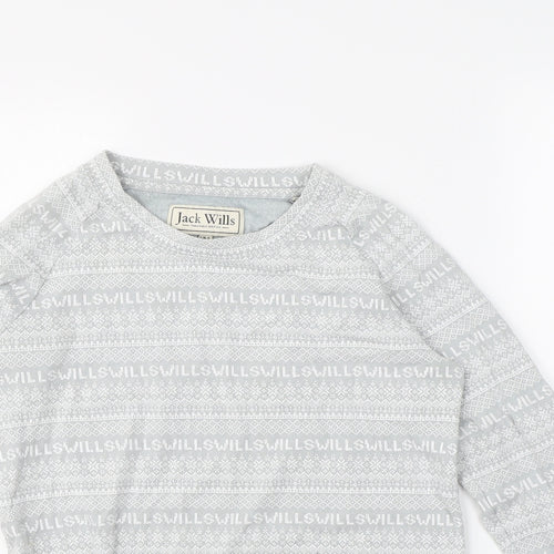 Jack Wills Womens Grey   Pullover Jumper Size 8
