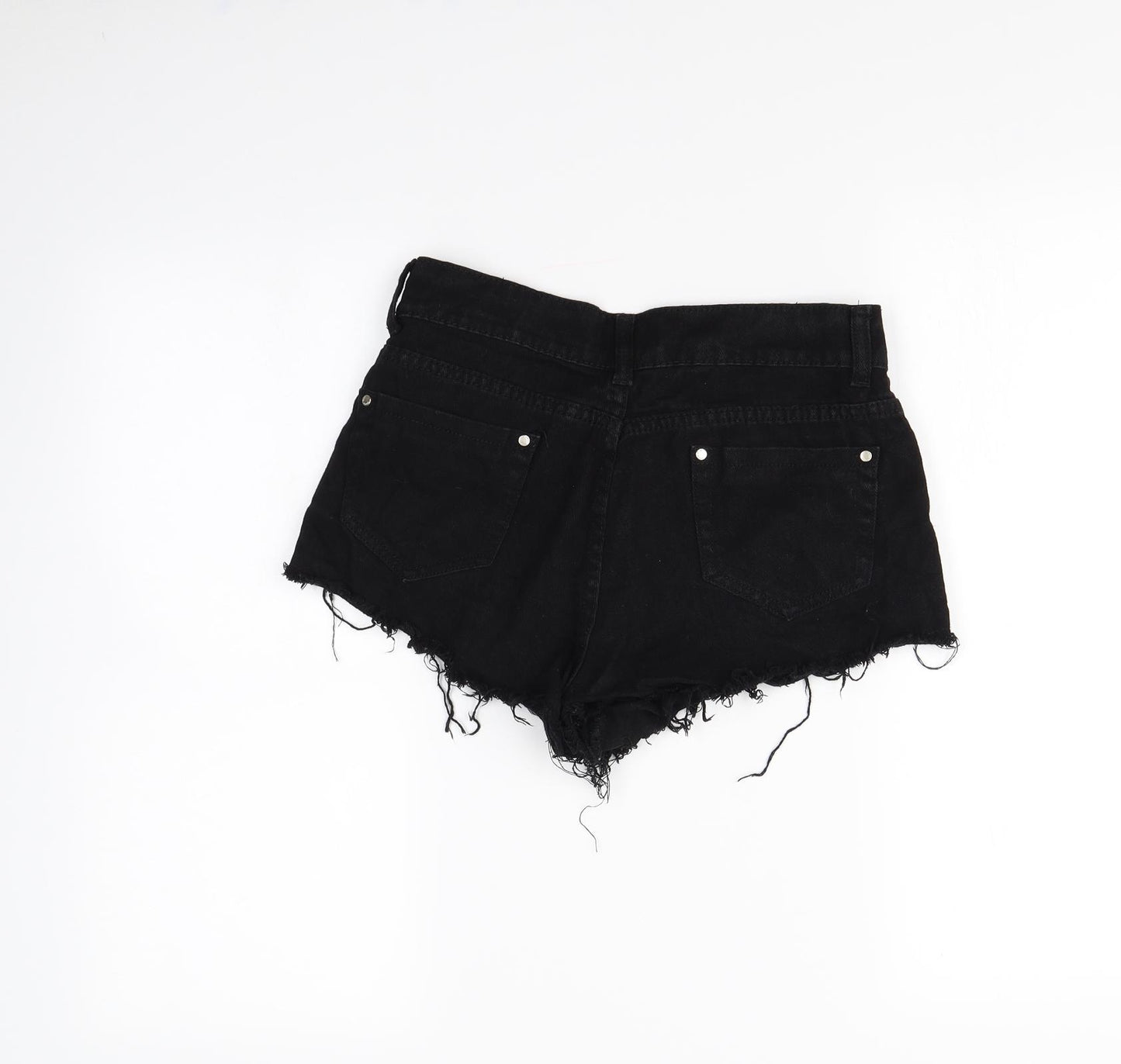 Denim Club Womens Black   Cut-Off Shorts Size 10