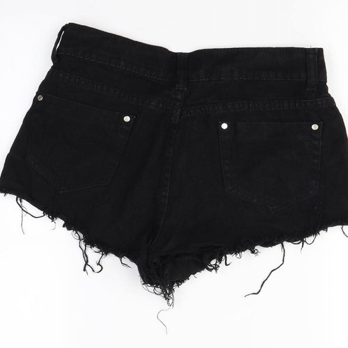Denim Club Womens Black   Cut-Off Shorts Size 10