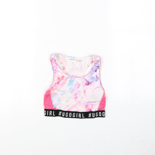 Minoti Girls Pink   Cropped Tank Size 7 Years