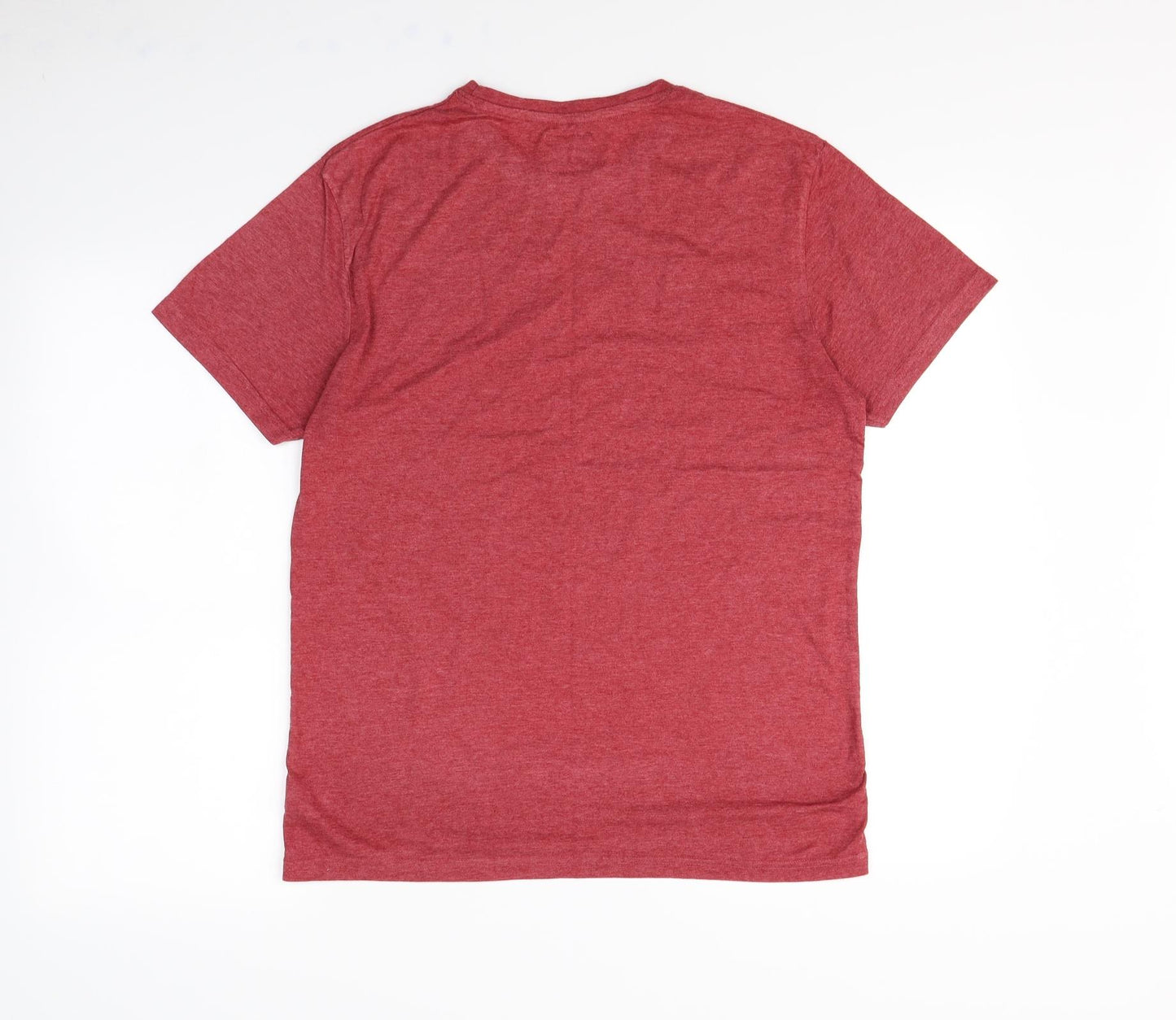 TU Mens Red    T-Shirt Size M  - Ramones