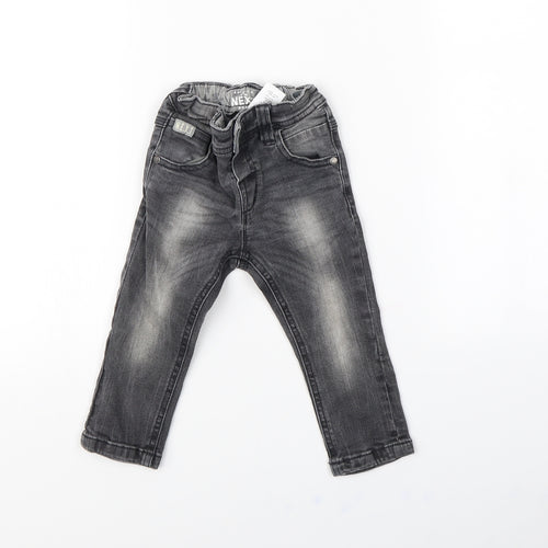 NEXT Boys Black   Straight Jeans Size 9 Months