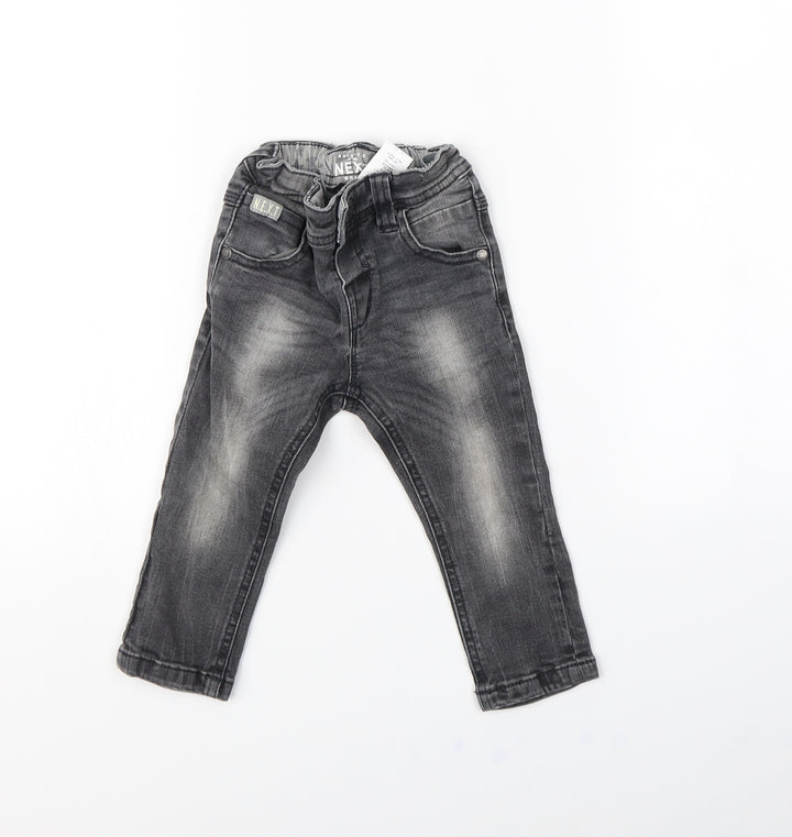 NEXT Boys Black Straight Jeans Size 9 Months