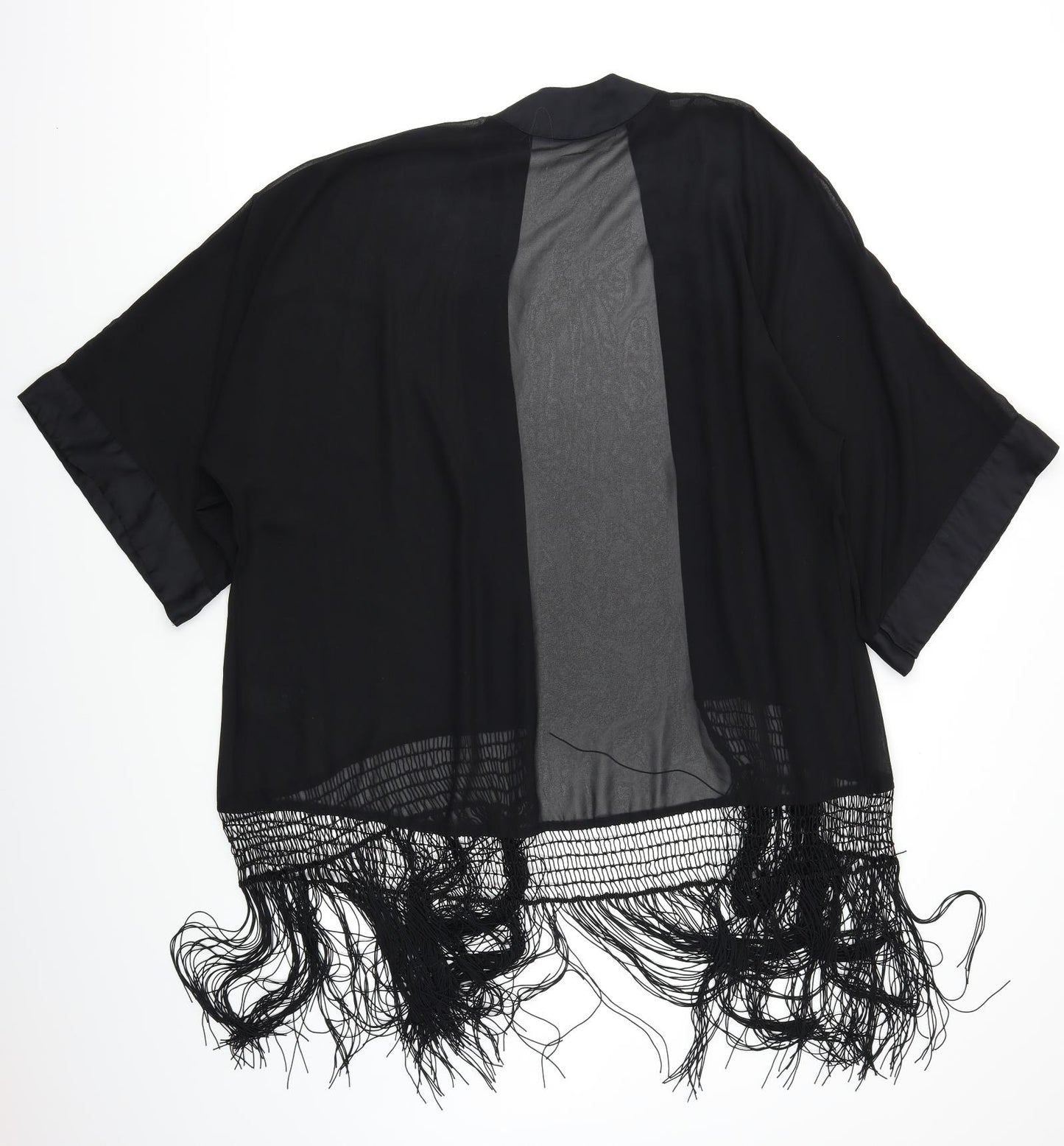 H&M Womens Black   Kimono Blouse Size S