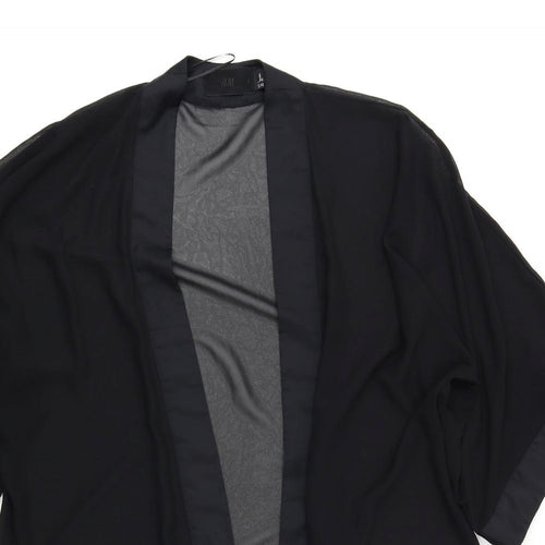 H&M Womens Black   Kimono Blouse Size S