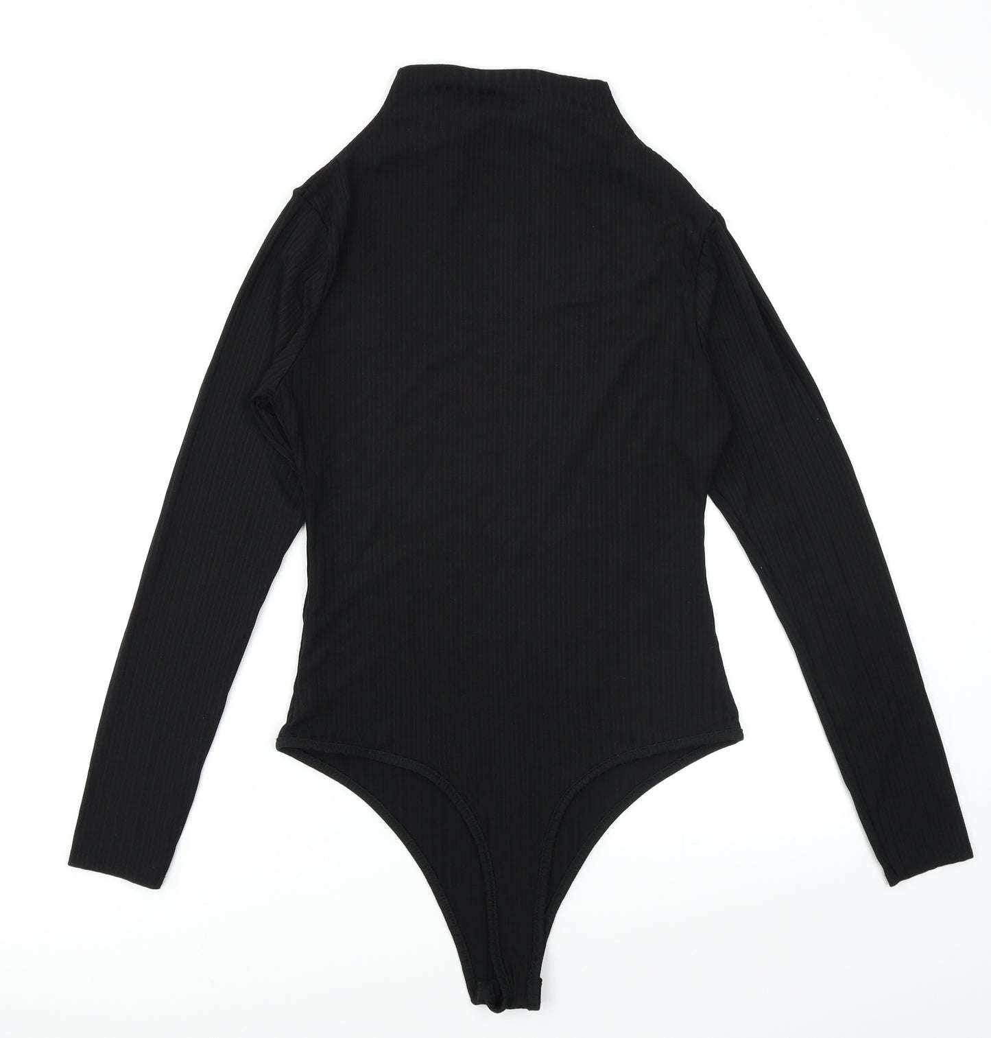 I SAW IT FIRST Womens Black   Bodysuit One-Piece Size 12  - Ribbed