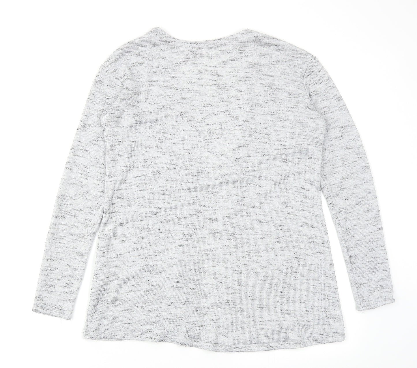 H&M Girls Grey   Cardigan Jumper Size 11-12 Years