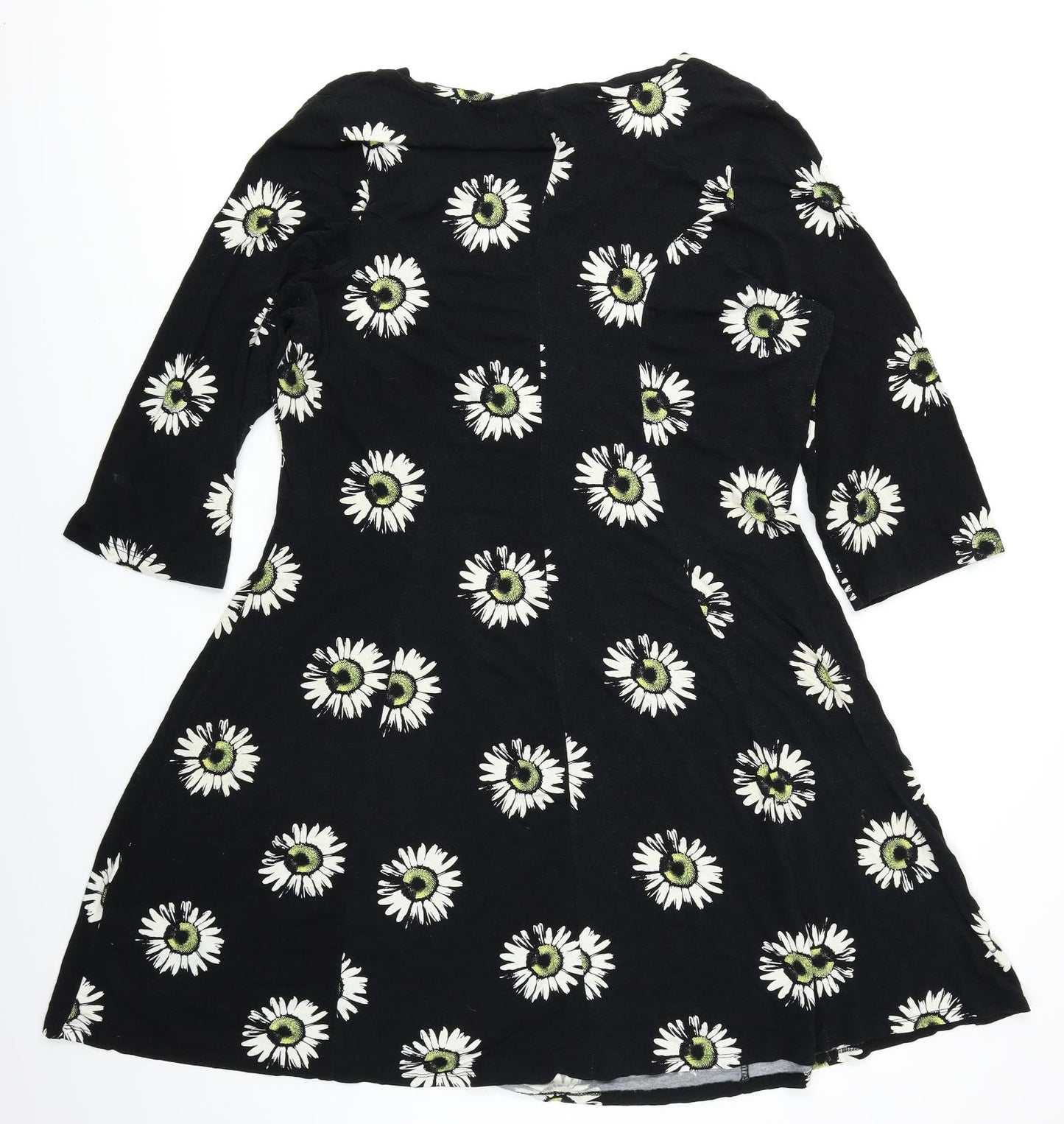 George Womens Black Floral  Fit & Flare  Size 22