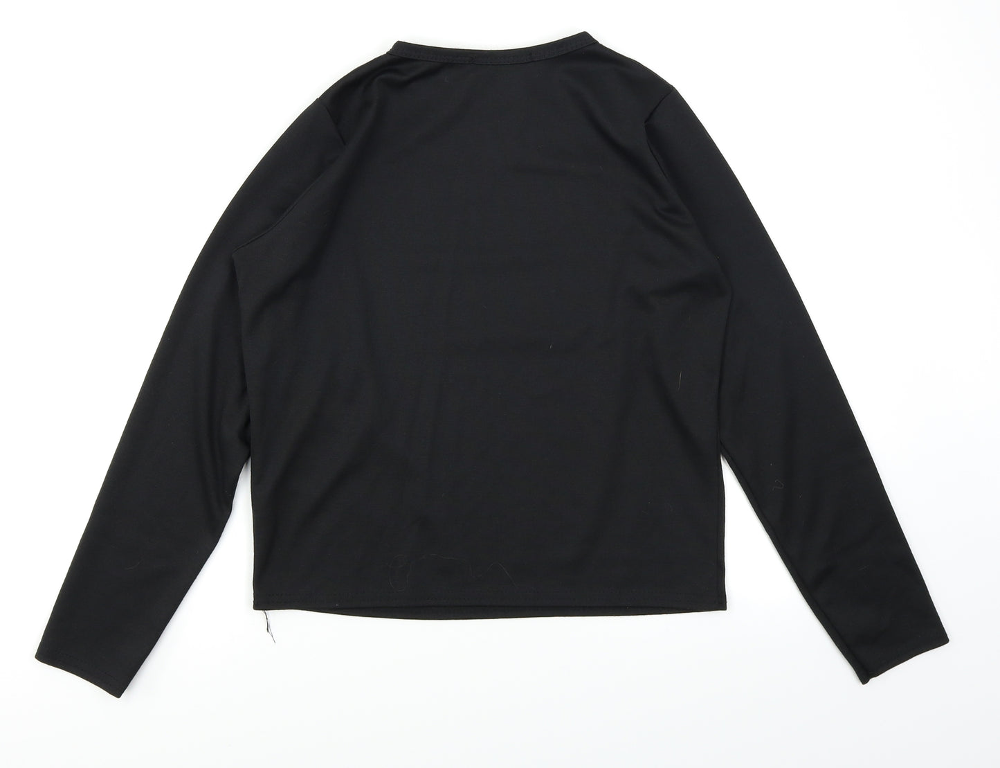 FemmeLuxe Womens Black   Basic T-Shirt Size S