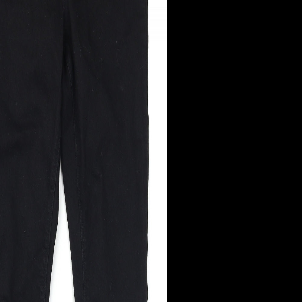 Dorothy Perkins Womens Black  Denim Skinny Jeans Size 12 L26 in