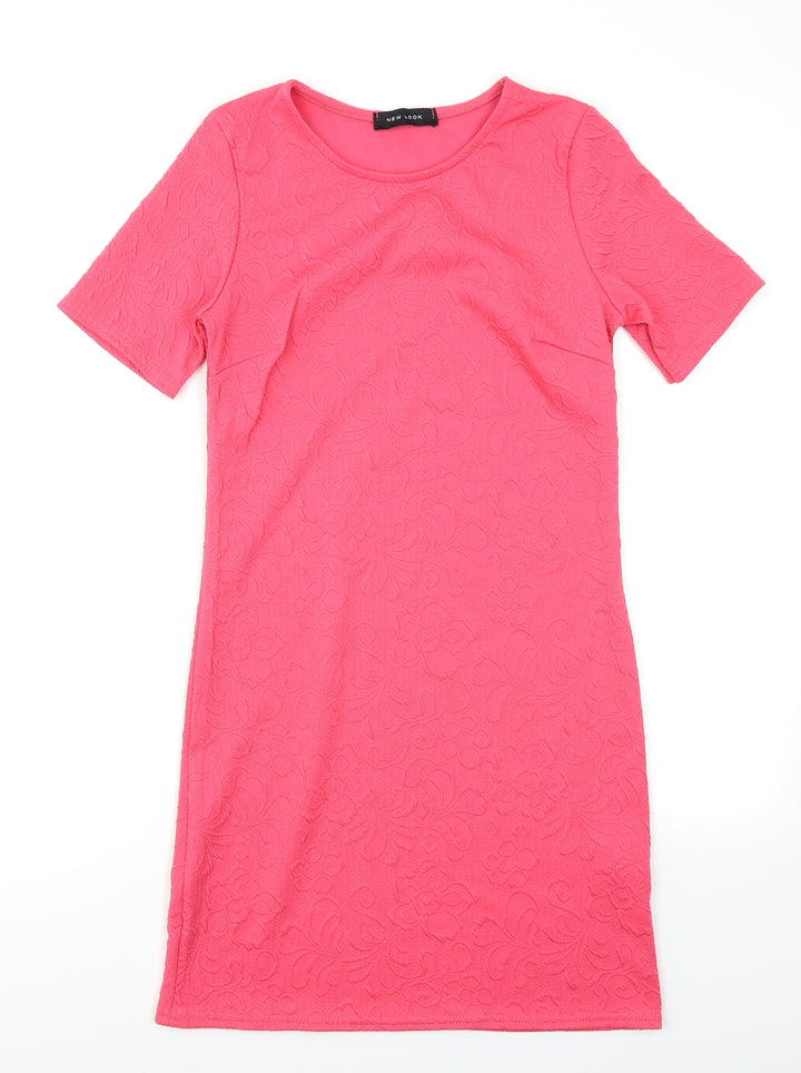 New Look Womens Pink Bodycon Size 6