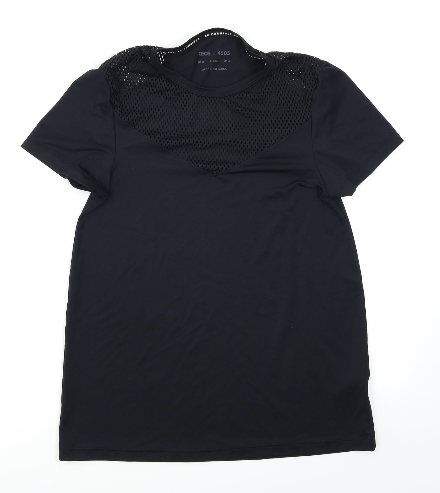 ASOS Womens Black   Basic T-Shirt Size 8