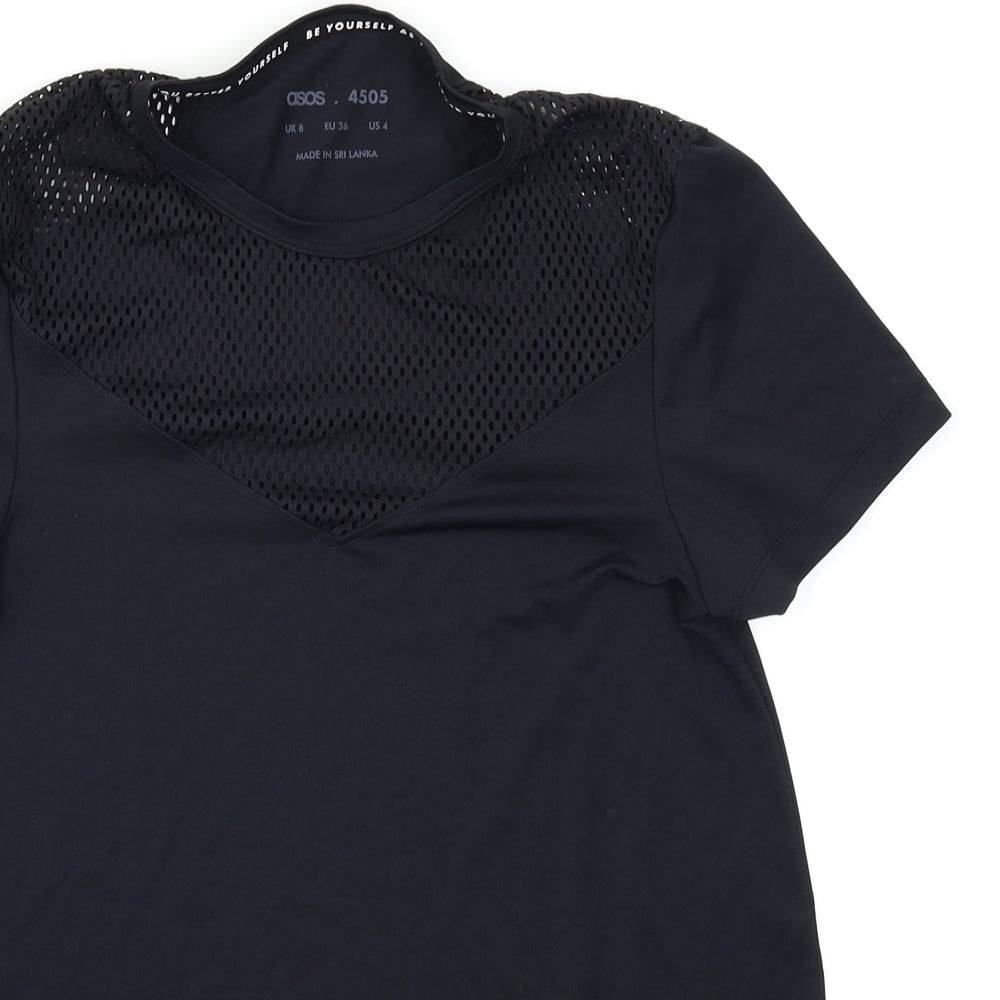 ASOS Womens Black   Basic T-Shirt Size 8