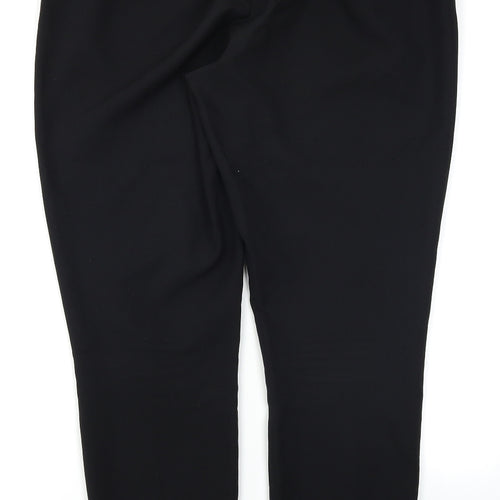 F&F Womens Black   Trousers  Size 14 L26 in