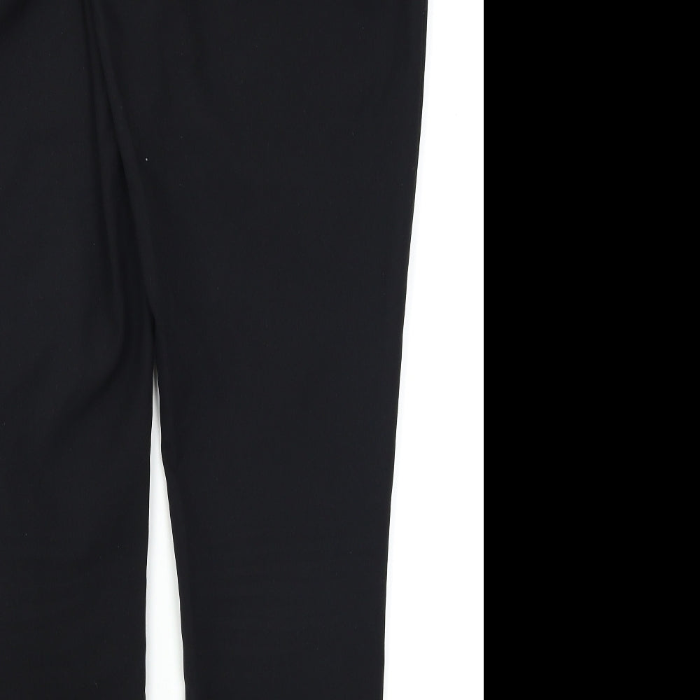 F&F Womens Black   Trousers  Size 14 L26 in