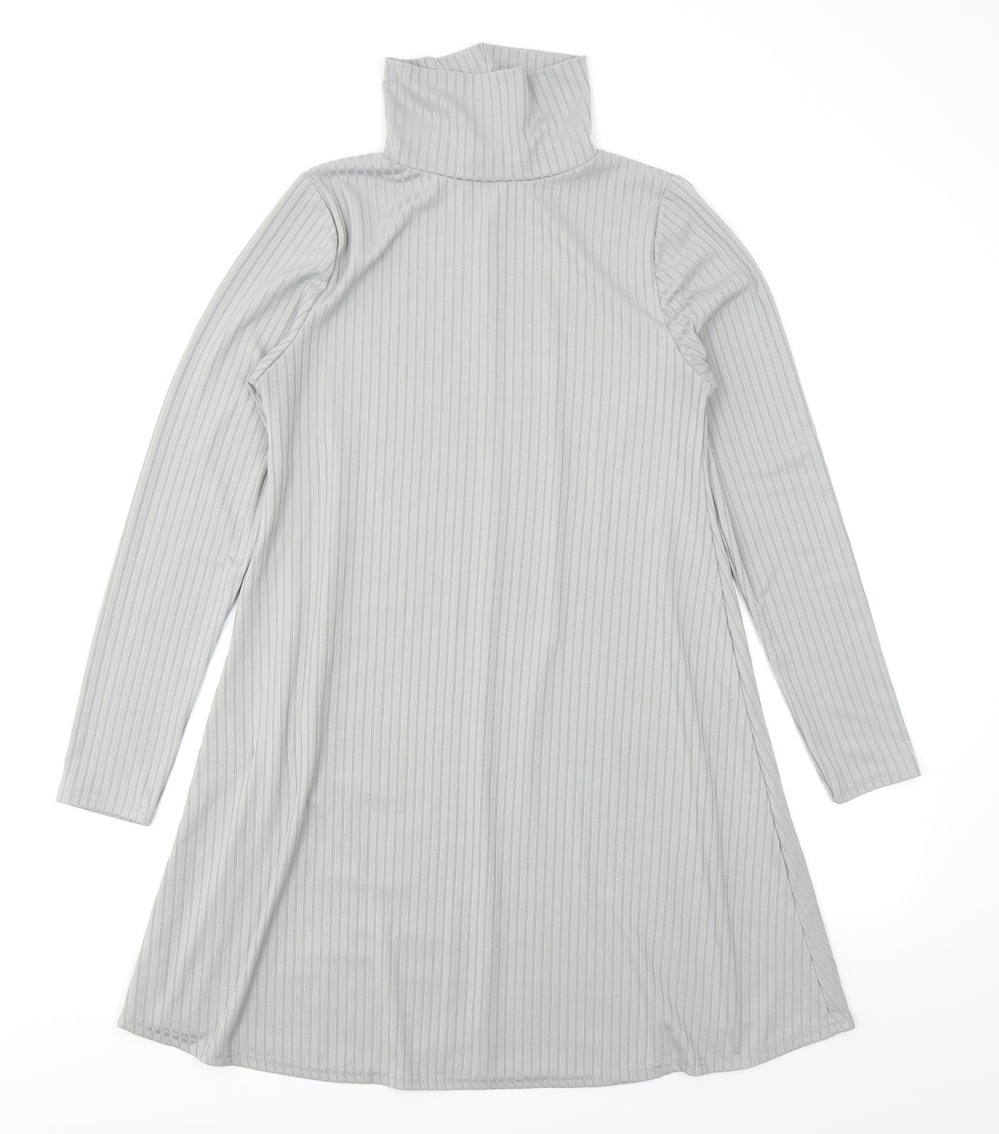 Boohoo Womens Grey   A-Line  Size 8