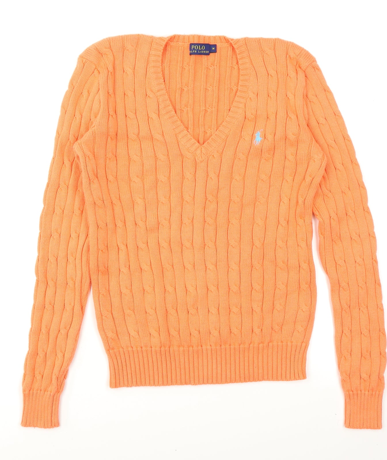 Polo Ralph Lauren Womens Orange   Pullover Jumper Size M