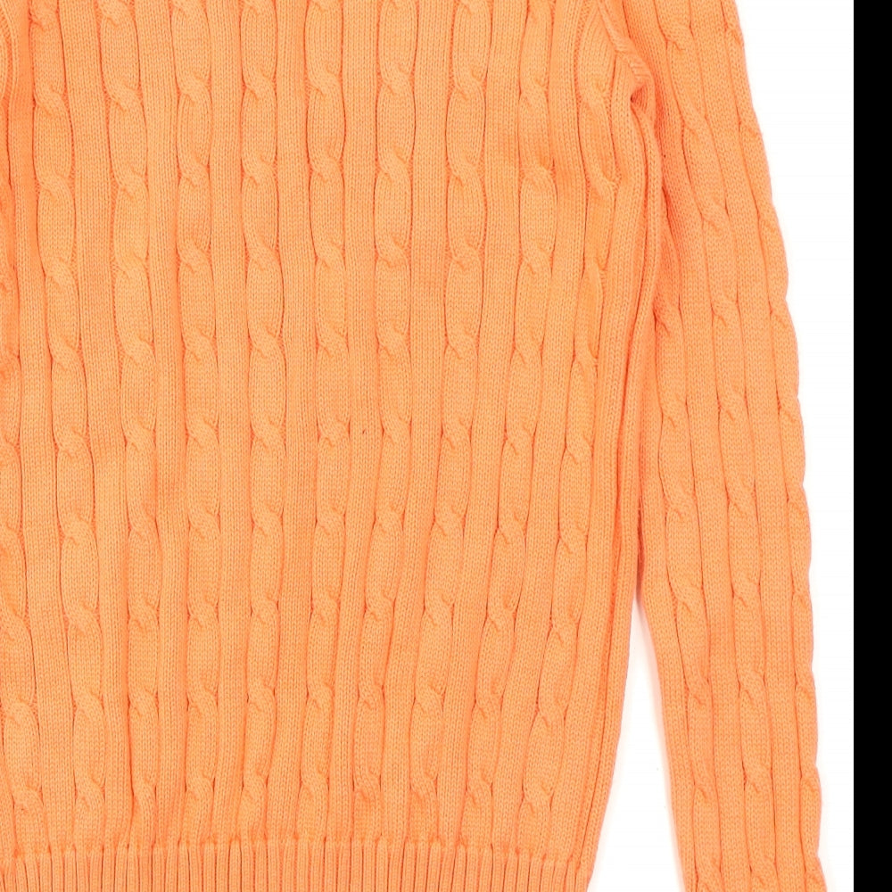 Polo Ralph Lauren Womens Orange   Pullover Jumper Size M