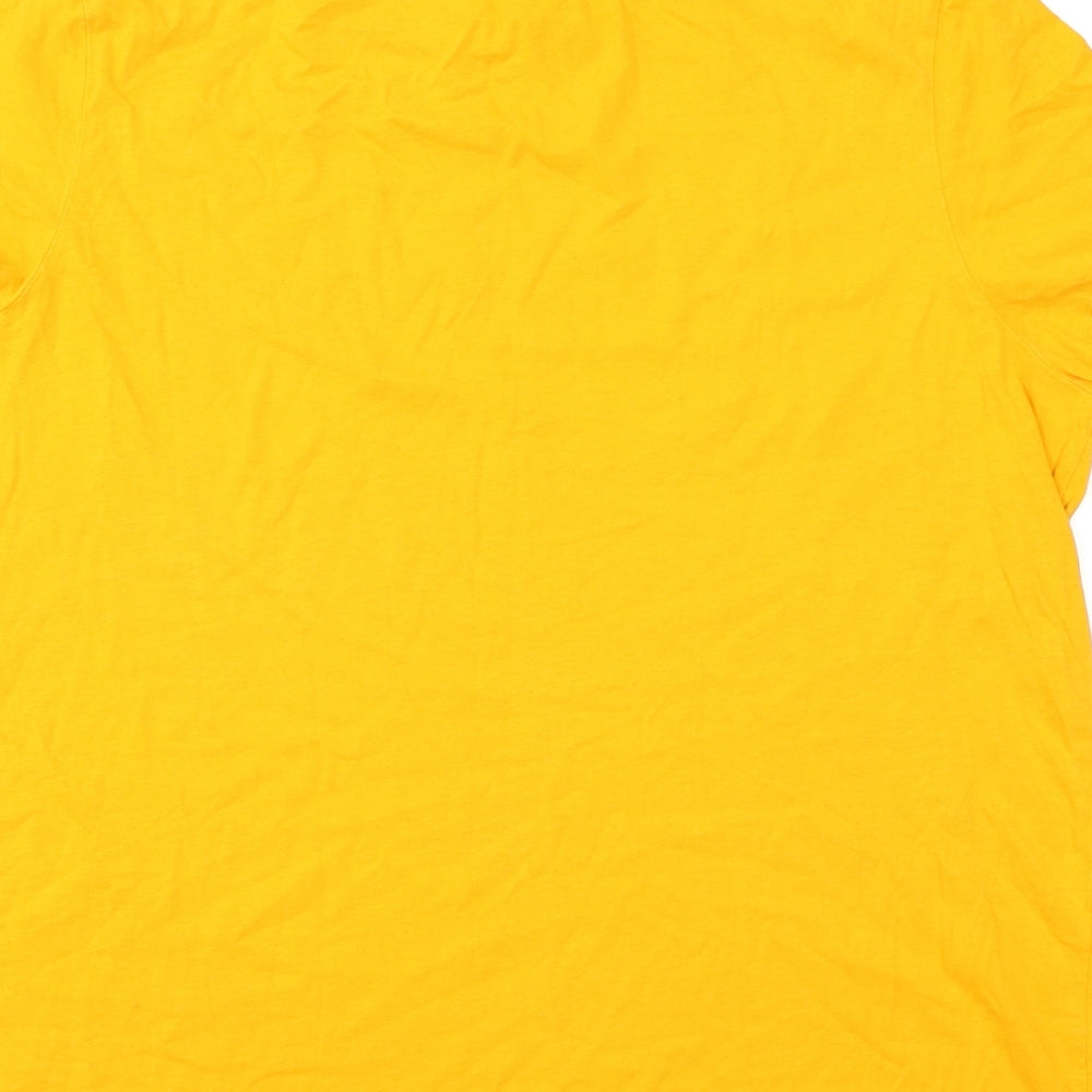 Primark Womens Yellow   Basic T-Shirt Size M