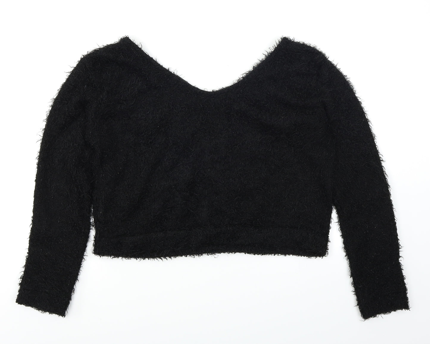 Femme Luxe Womens Black   Pullover Jumper Size M