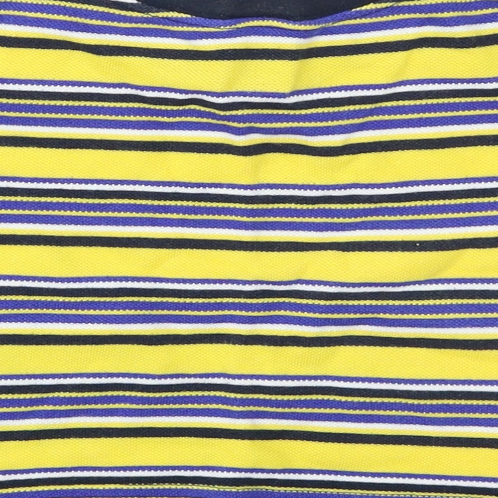 NX Boys Yellow Striped  Basic T-Shirt Size 6-9 Months