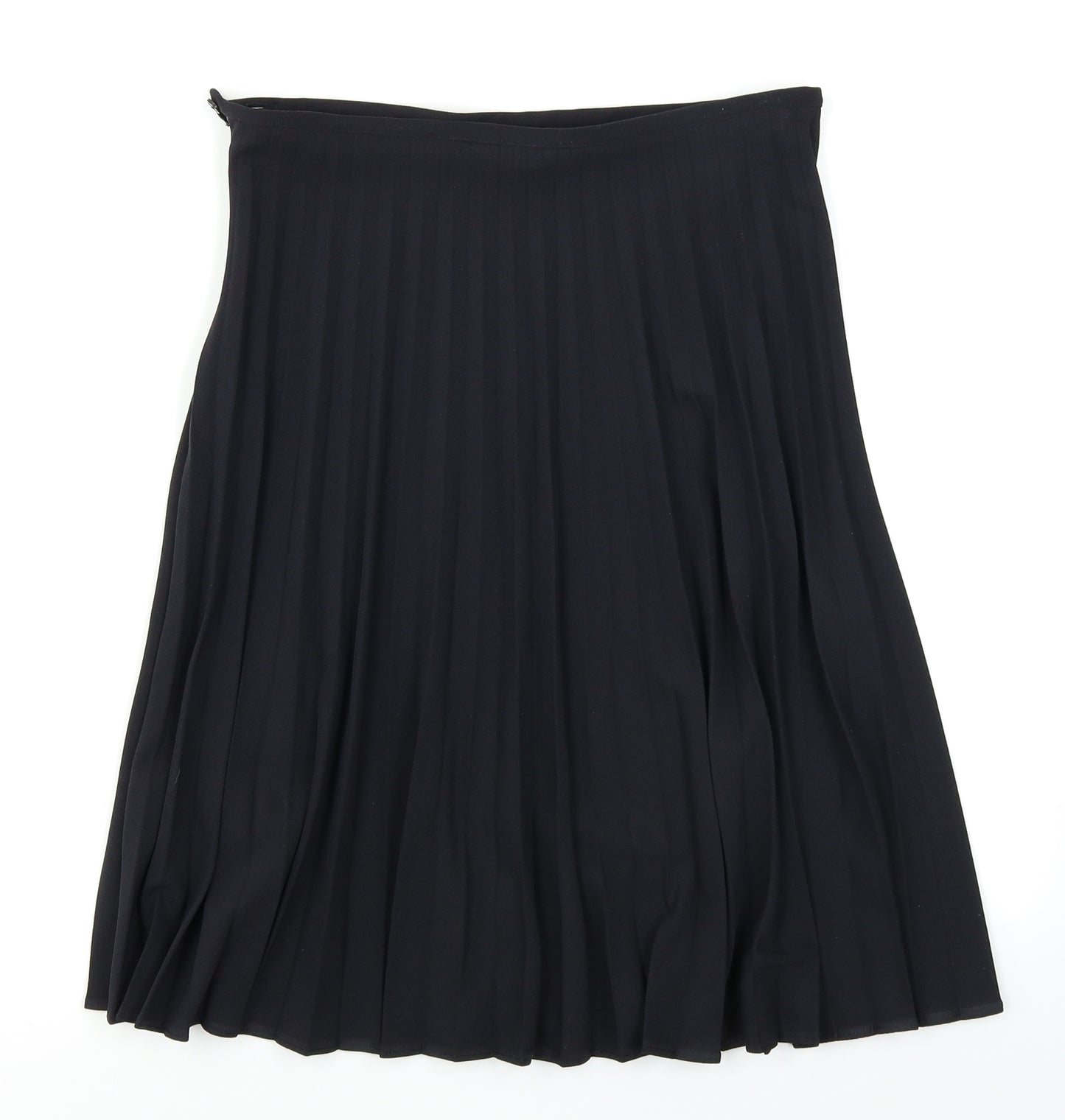 Dorothy Perkins Womens Black   Pleated Skirt Size 12