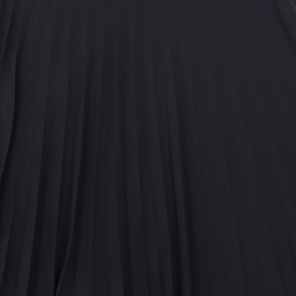 Dorothy Perkins Womens Black   Pleated Skirt Size 12