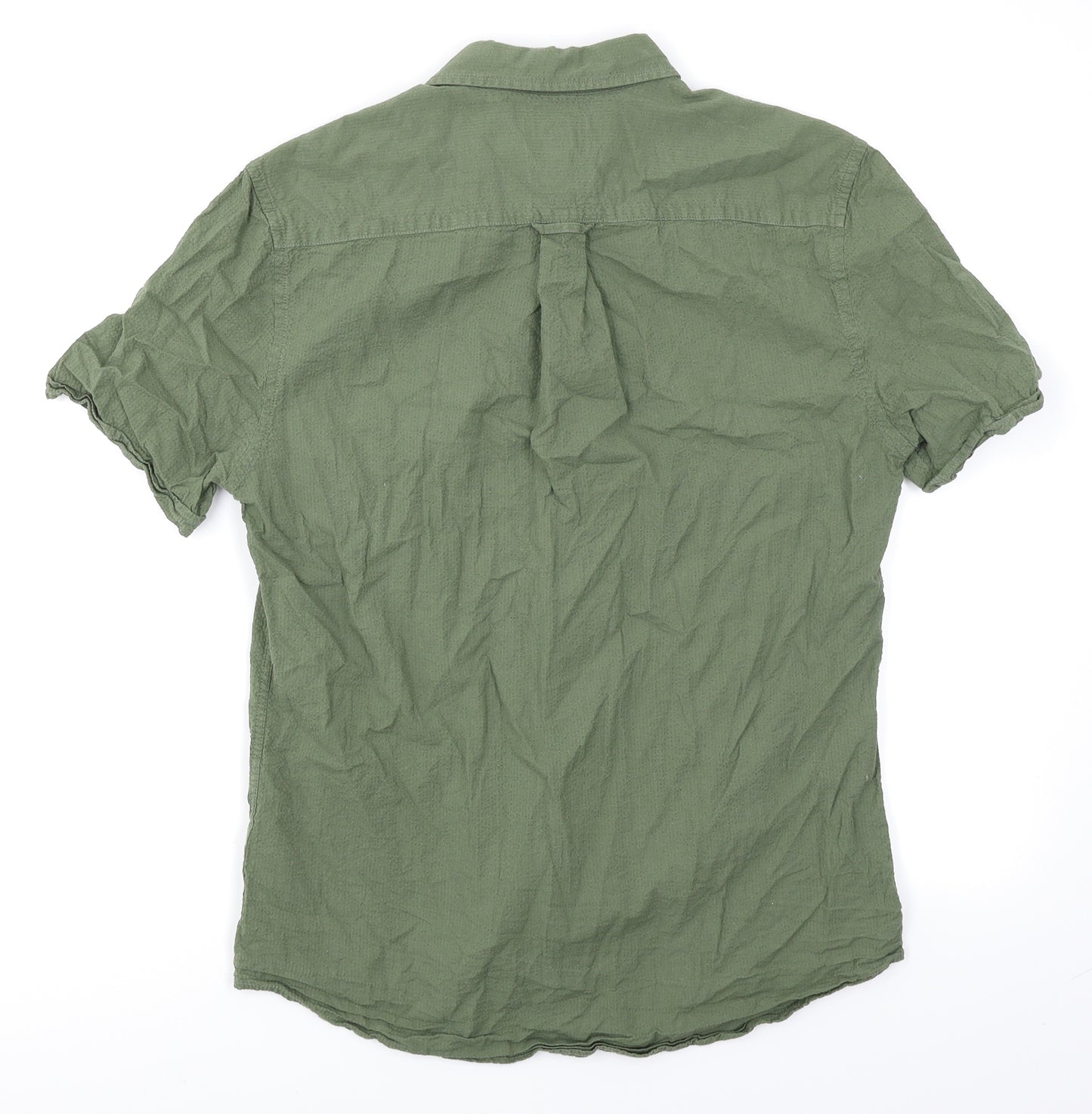 NEXT Mens Green    Button-Up Size S