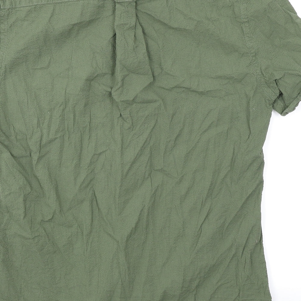 NEXT Mens Green    Button-Up Size S