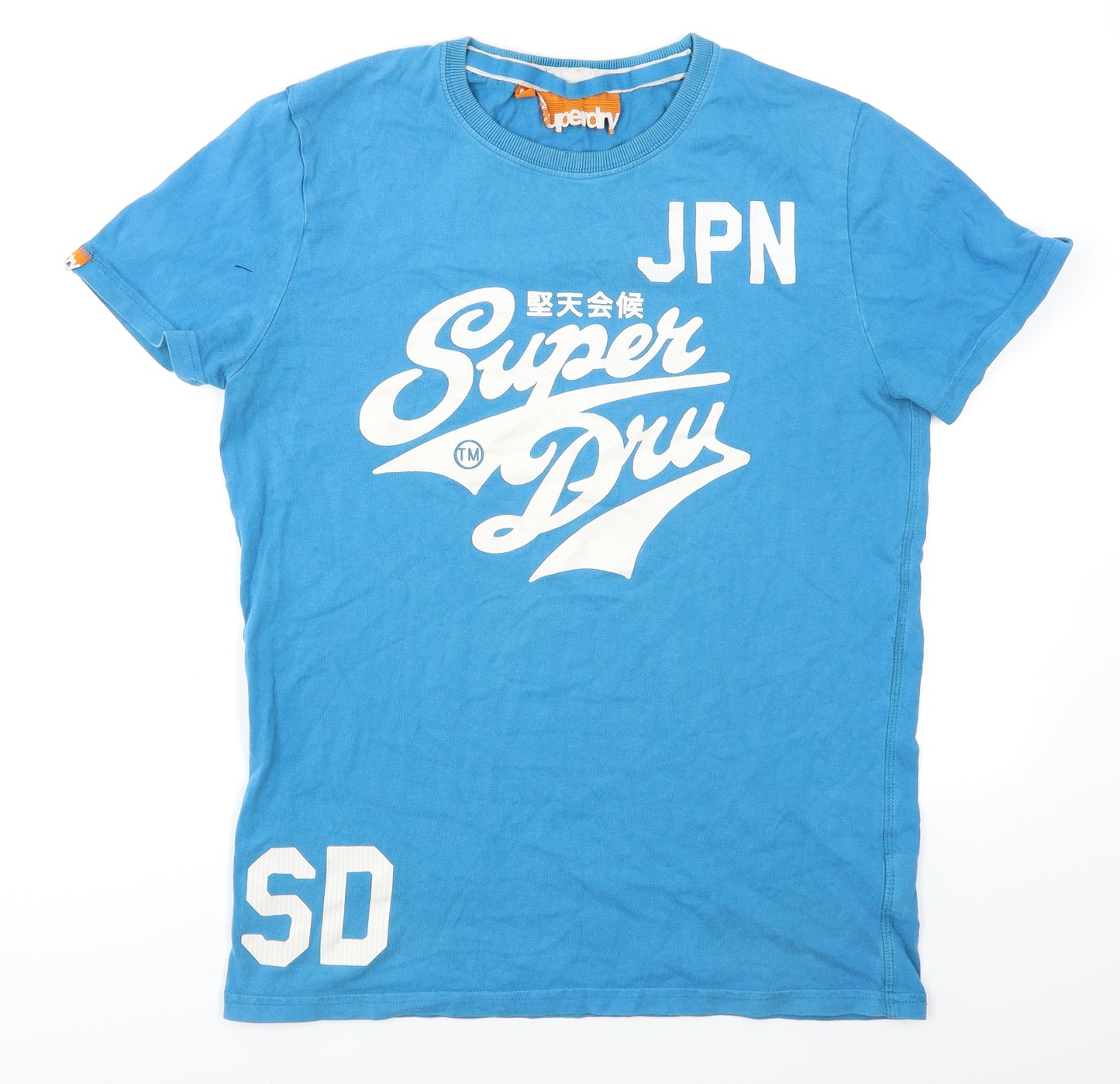 Superdry Mens Blue    T-Shirt Size L