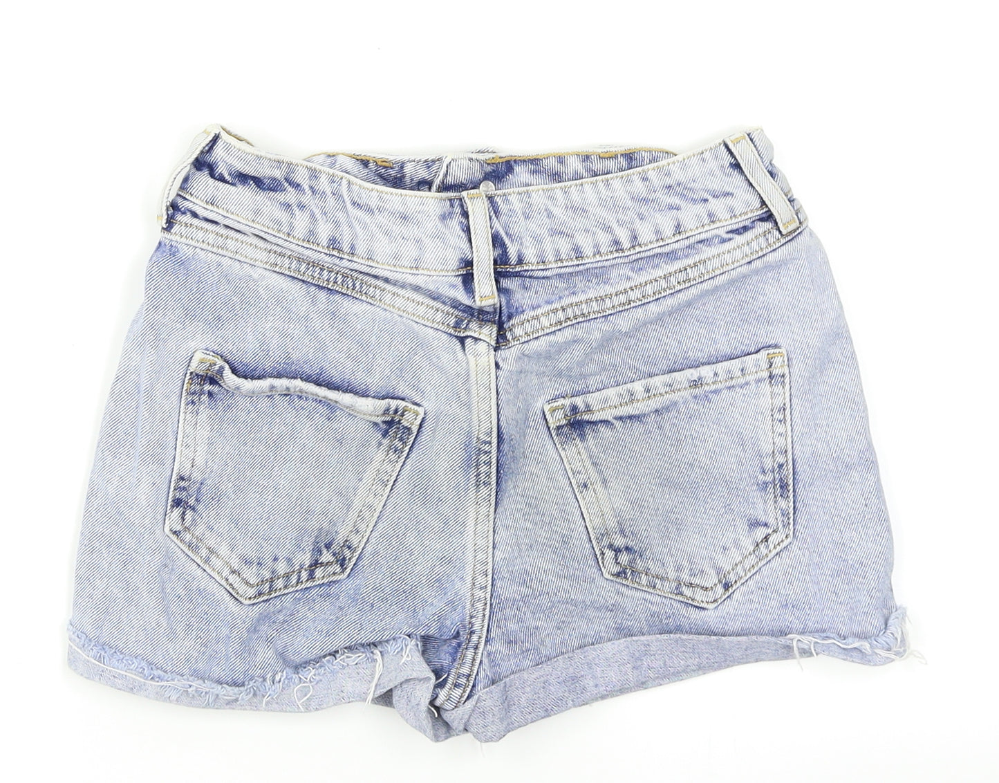 915 Generation Girls Blue  Denim Mom Shorts Size 10 Years - Distressed