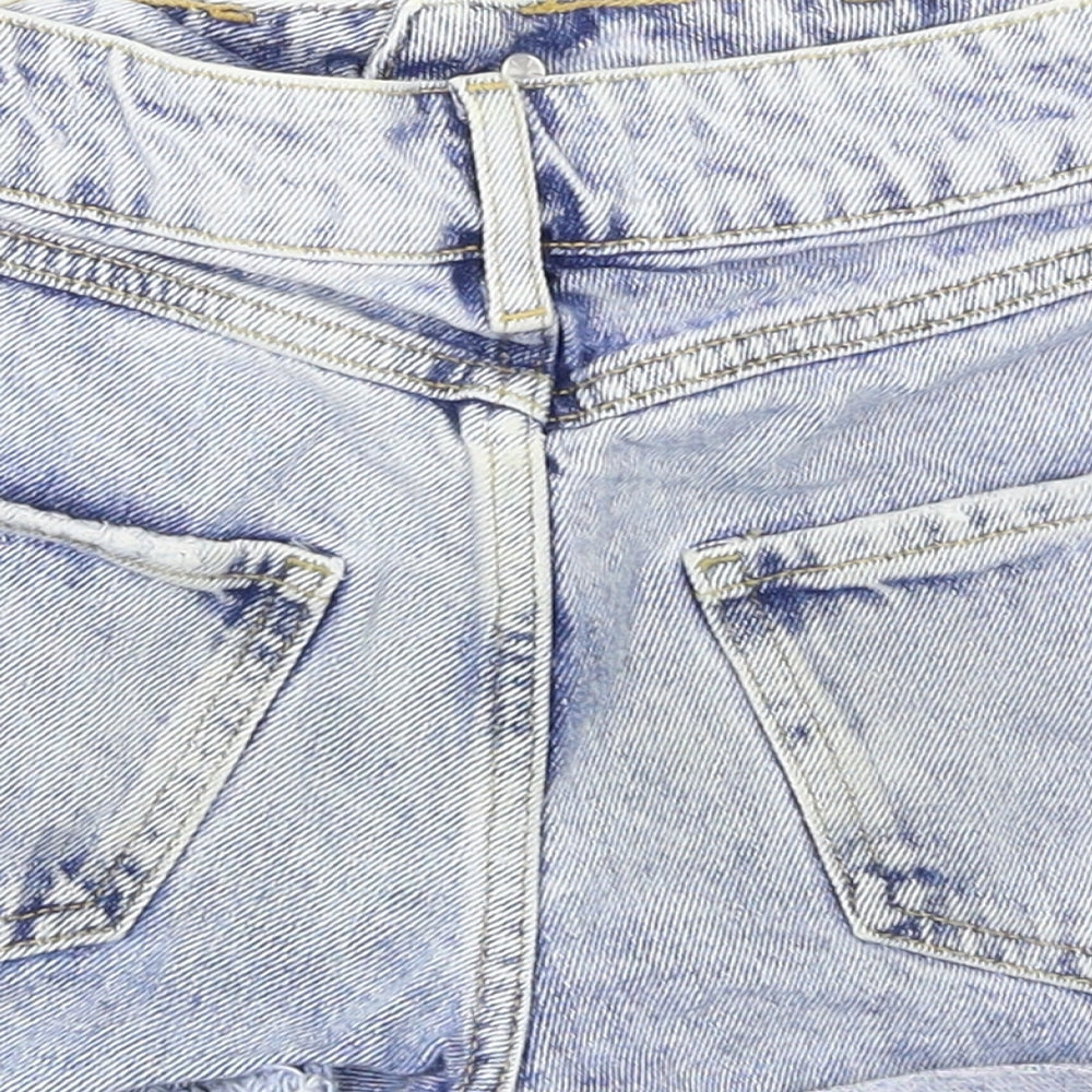 915 Generation Girls Blue  Denim Mom Shorts Size 10 Years - Distressed