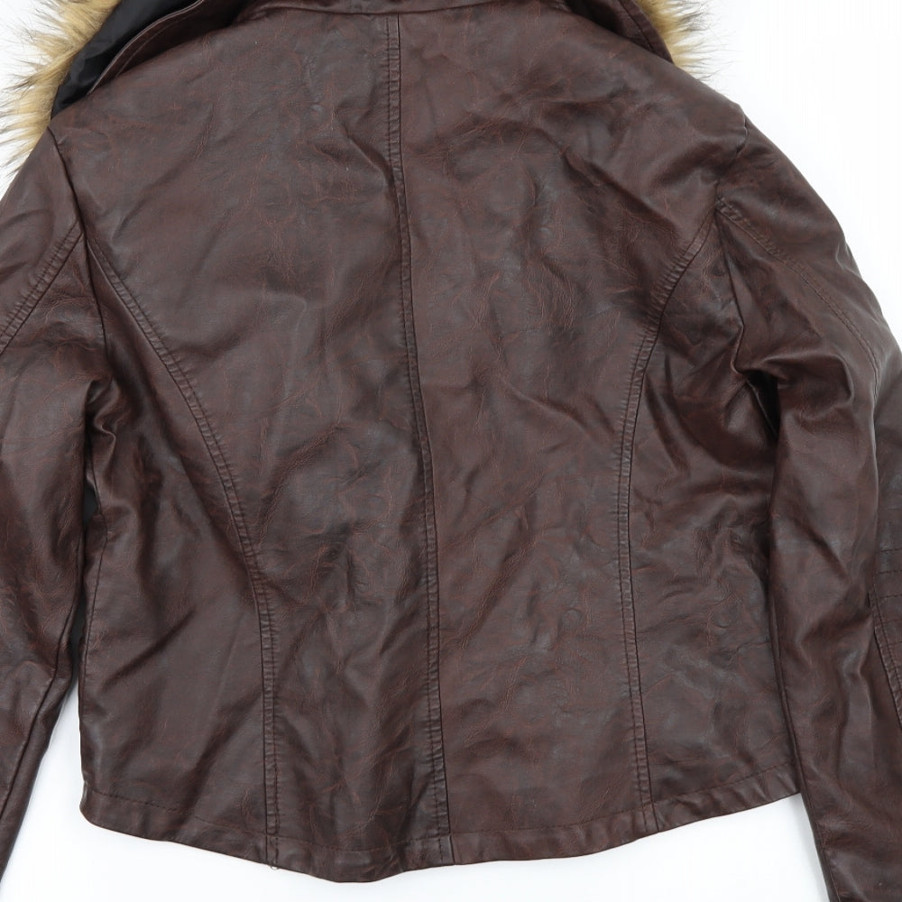 New Look Womens Brown   Jacket  Size 10