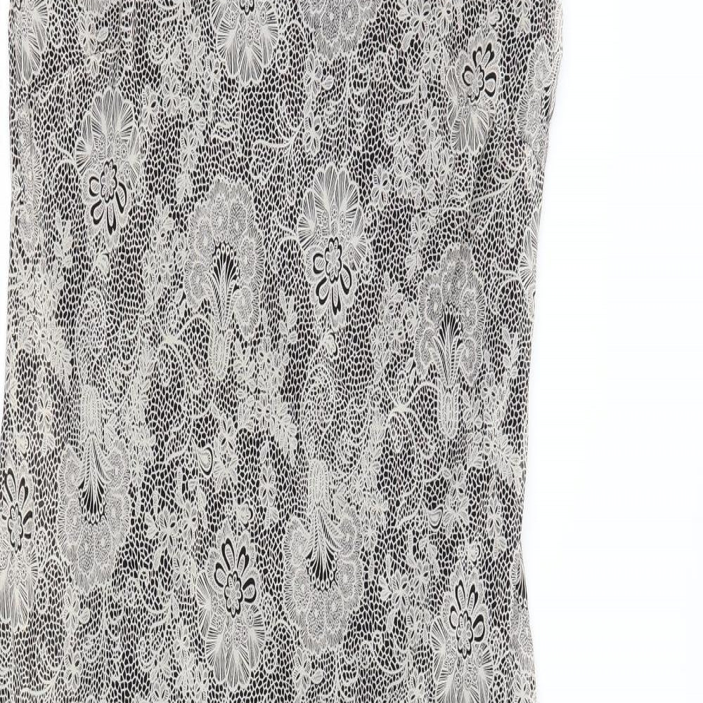 Amber Womens Beige Geometric  Pencil Dress  Size 16