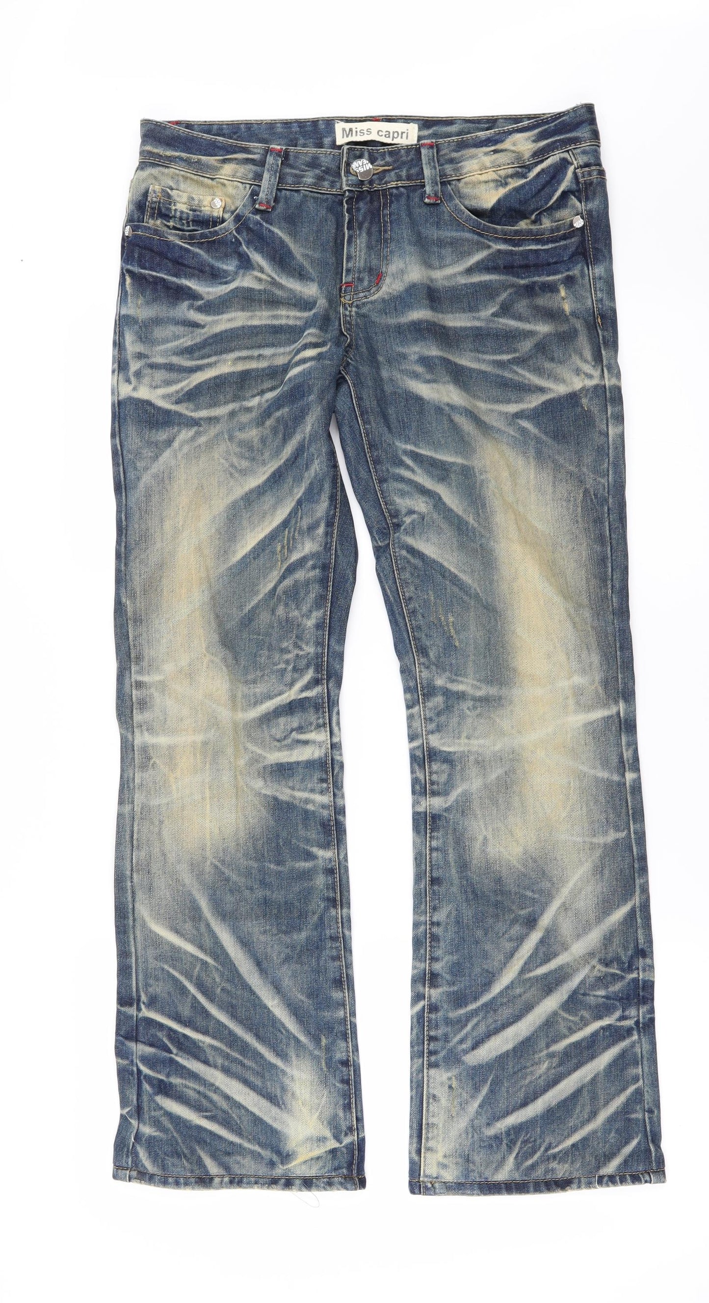 Miss Sixty Womens Blue  Denim Boyfriend Jeans Size 29 in L29 in