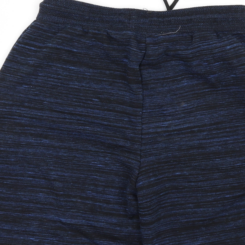 Primark Mens Blue Striped  Chino Shorts Size S