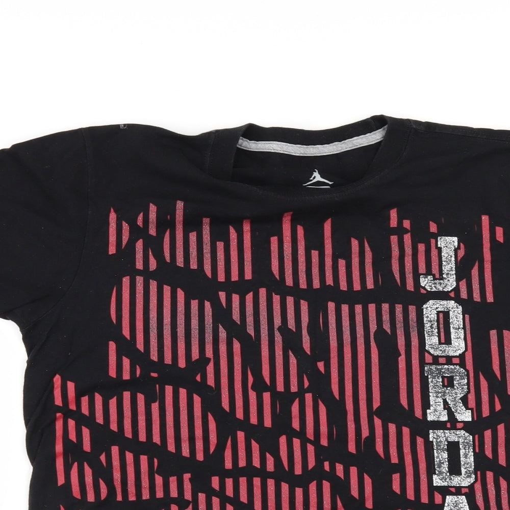 Preworn Mens Black    T-Shirt Size S  - jordan