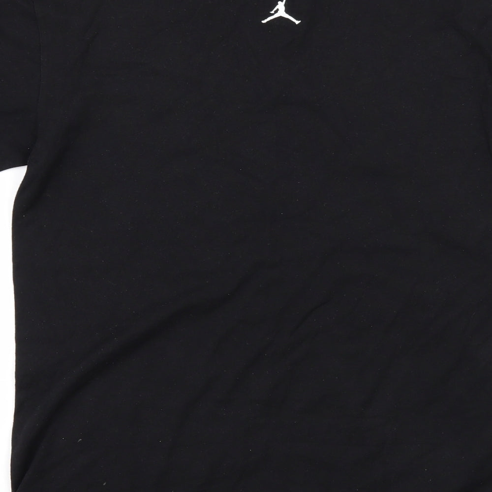 Preworn Mens Black    T-Shirt Size S  - jordan