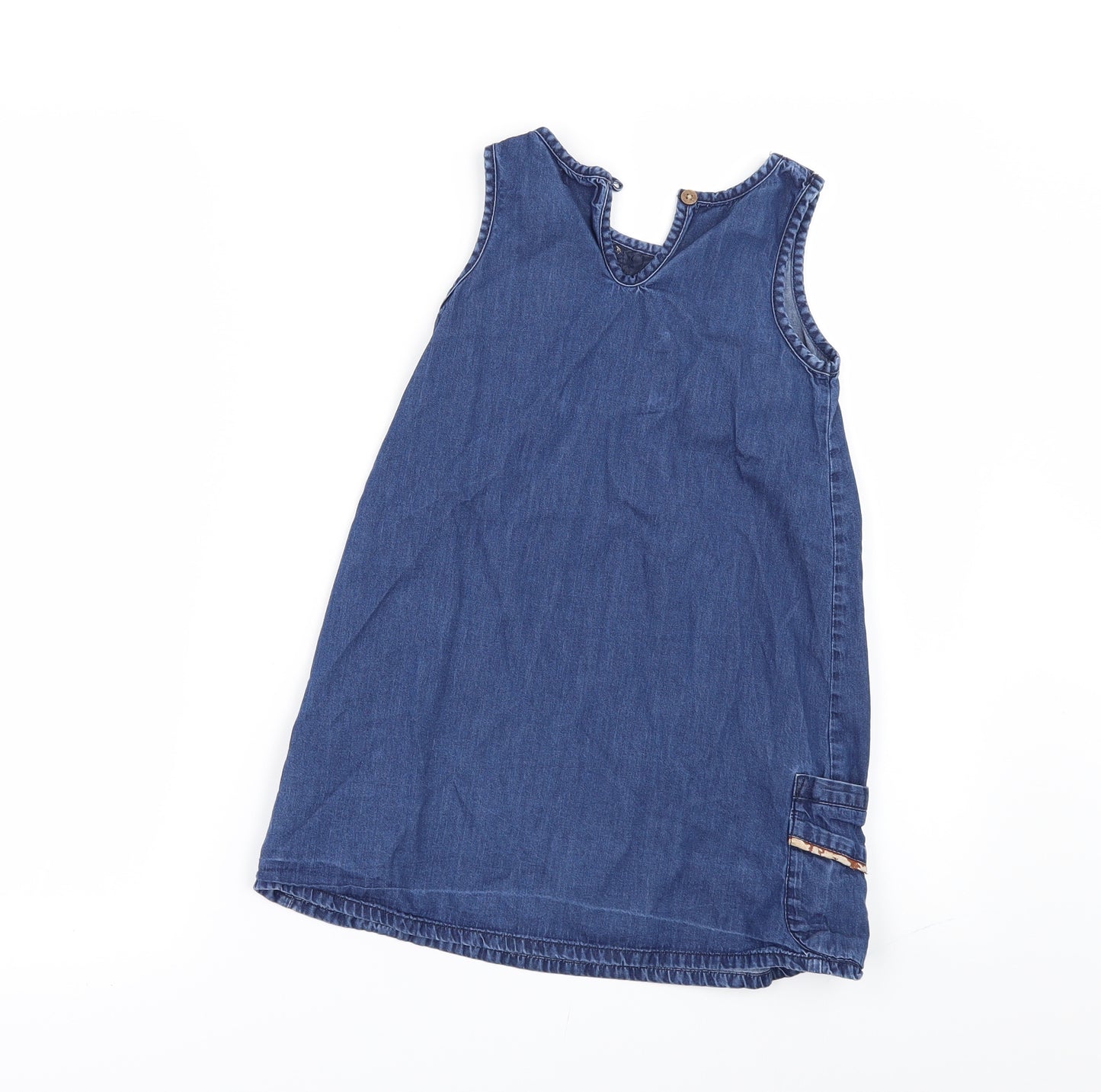 NEXT Girls Beige  Denim A-Line  Size 4-5 Years