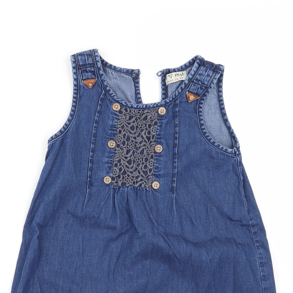 NEXT Girls Beige  Denim A-Line  Size 4-5 Years