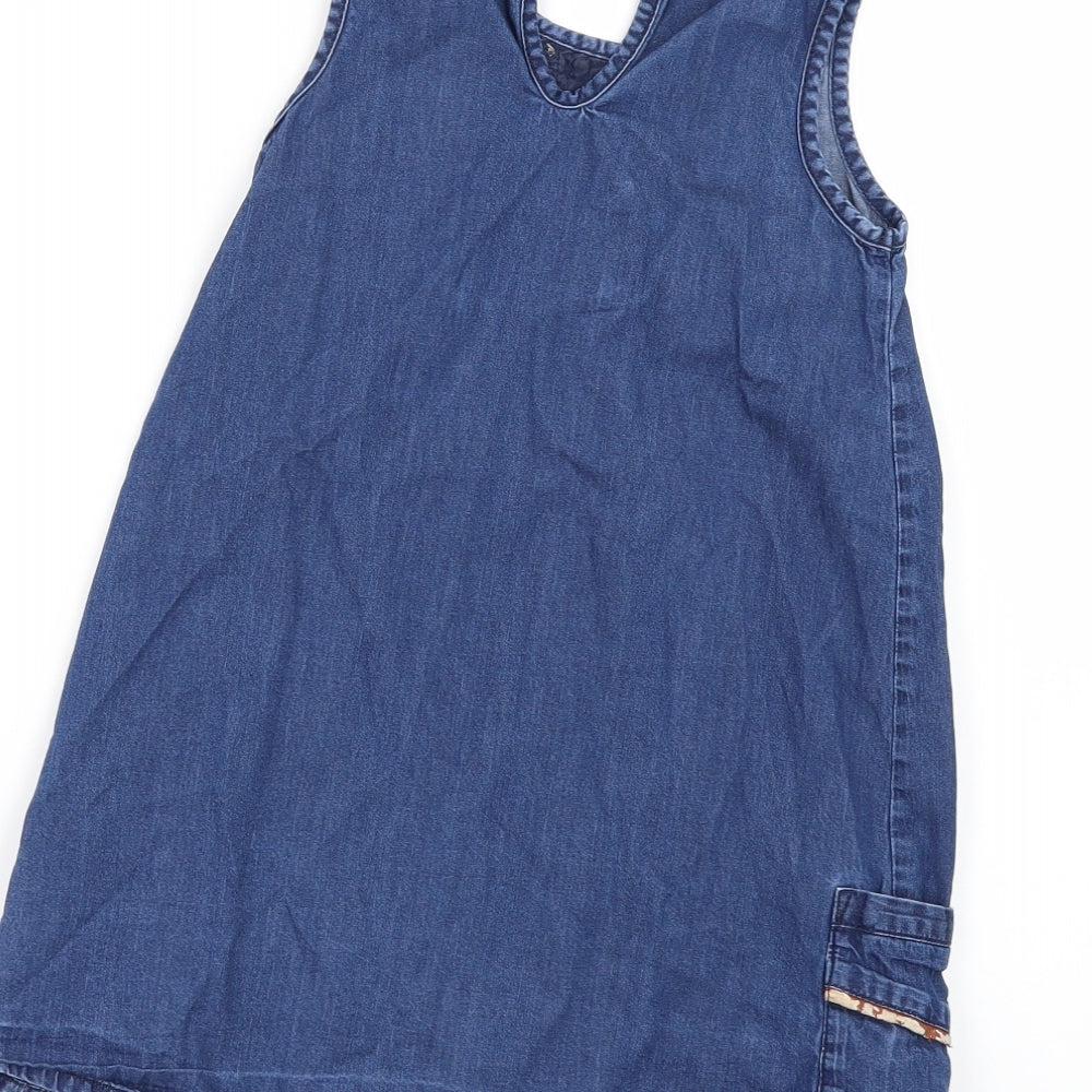 NEXT Girls Beige  Denim A-Line  Size 4-5 Years