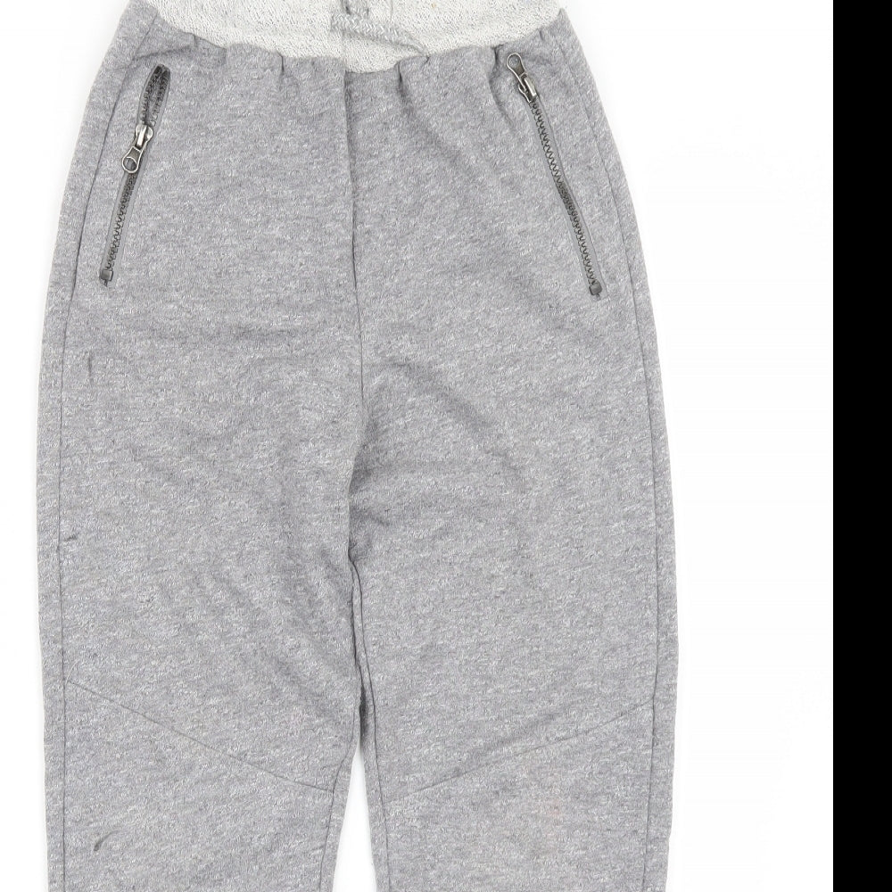 Rebel Boys Grey   Jogger Trousers Size 10-11 Years